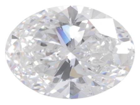 6.2 Carat D VVS1 Oval Lab Diamond For Discount