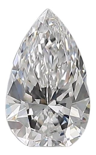 0.31 Carat D IF Pear Natural Diamond Online now