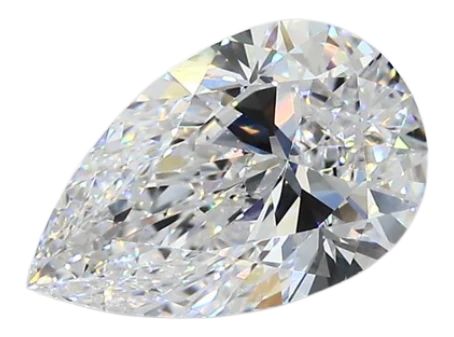 2.14 Carat D IF Pear Natural Diamond Discount