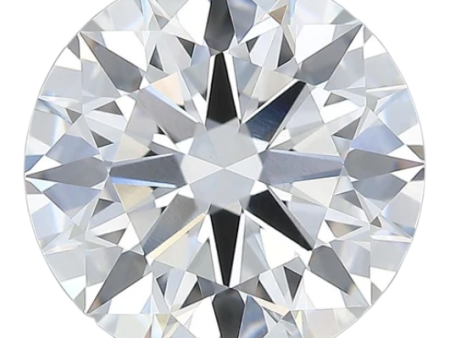 5.74 Carat E VVS2 Round Lab Diamond For Discount