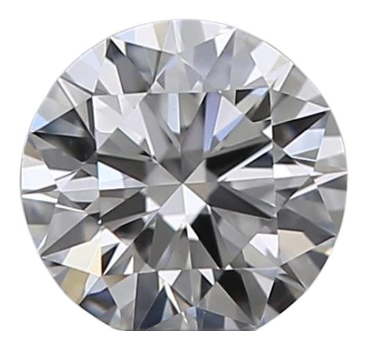 0.3 Carat F VS2 Round Natural Diamond For Sale