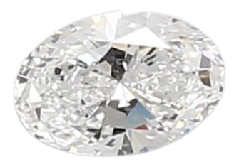 0.33 Carat D VVS2 Oval Lab Diamond For Cheap