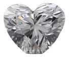 0.3 Carat D SI1 Heart Natural Diamond Fashion