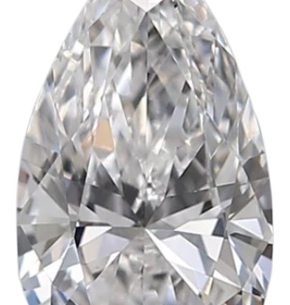 0.29 Carat D VS2 Pear Natural Diamond For Discount