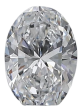 0.3 Carat D VVS1 Oval Natural Diamond Fashion