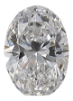 0.31 Carat D SI2 Oval Natural Diamond For Sale