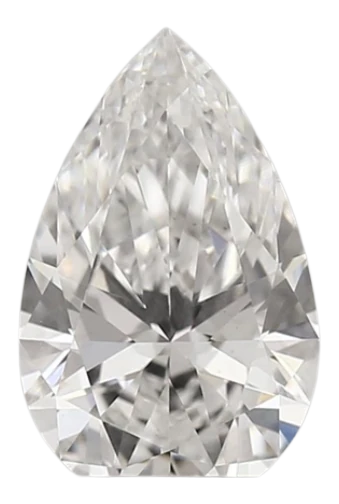 1.61 Carat D VVS2 Pear Lab Diamond Fashion