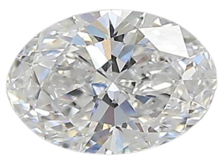 0.59 Carat D VVS1 Oval Lab Diamond Online now