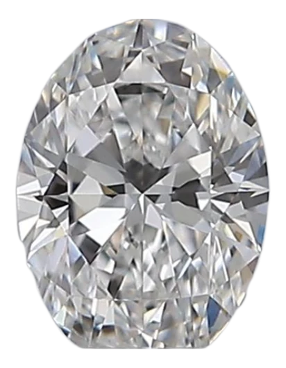 0.3 Carat E VS2 Oval Natural Diamond For Discount