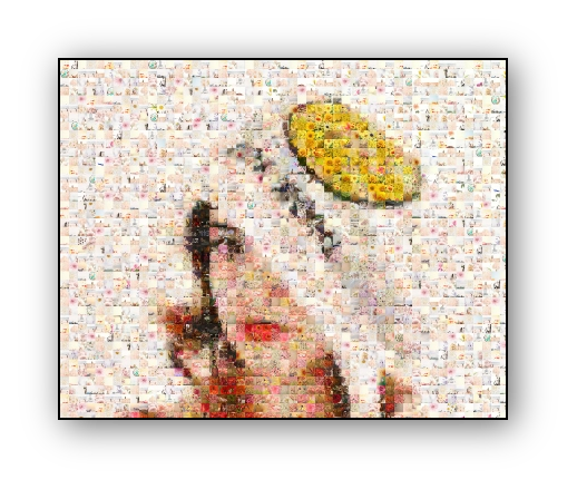 Photo Mosaic Canvas Print Sale