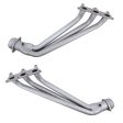 BBK Exhaust Chevy Camaro 3.6L V6 (2010-2011) 1-5 8  Headers w  High Flow Cats - Titanium   Polished Silver For Discount