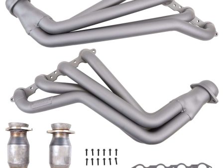 BBK Exhaust Chevy Camaro SS (2010-2015) 1-7 8  Headers w  High Flow Cats - Titanium   Polished Silver Online Hot Sale