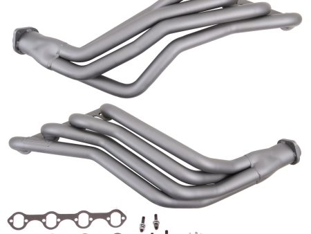 BBK Exhaust Ford Mustang 351 Swap (1986-1993) 1-3 4  Long Tube Headers Titanium   Polished Silver Cheap