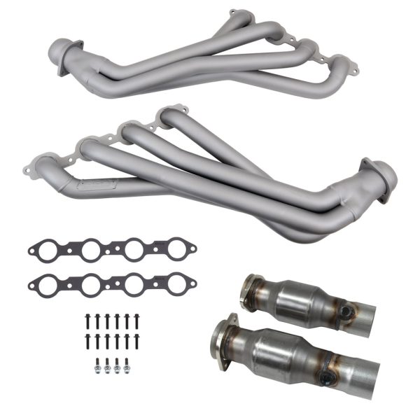 BBK Exhaust Kit Chevy Camaro 6.2L V8 LT1 (2016-2024) 1-7 8  Header & Mid Pipe - Titanium   Polished Discount