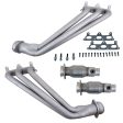 BBK Exhaust Chevy Camaro 3.6L V6 (2010-2011) 1-5 8  Headers w  High Flow Cats - Titanium   Polished Silver For Discount