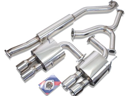 Rev9 Exhaust Subaru WRX & WRX STi Sedan (11-14) WRX & WRX STi (15-21) Dual Tip Dual Muffler 3  Catback Fashion