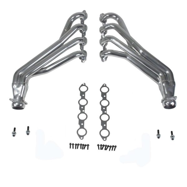 BBK Exhaust Chevy Camaro SS 6.2 LT1 (2016-2024) 1-7 8  Long Tube Headers - Titanium   Polished Silver For Cheap