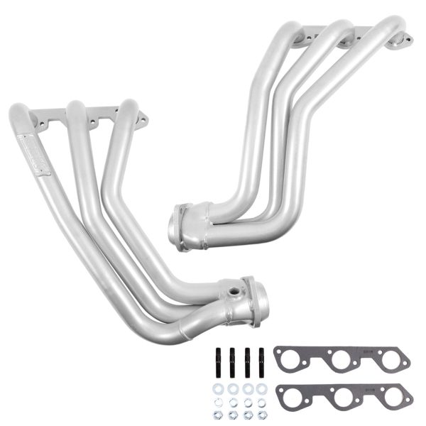 BBK Exhaust Jeep Wrangler 3.8L (2007-2011) 1-5 8  Long Tube Headers - Titanium   Polished Silver Online